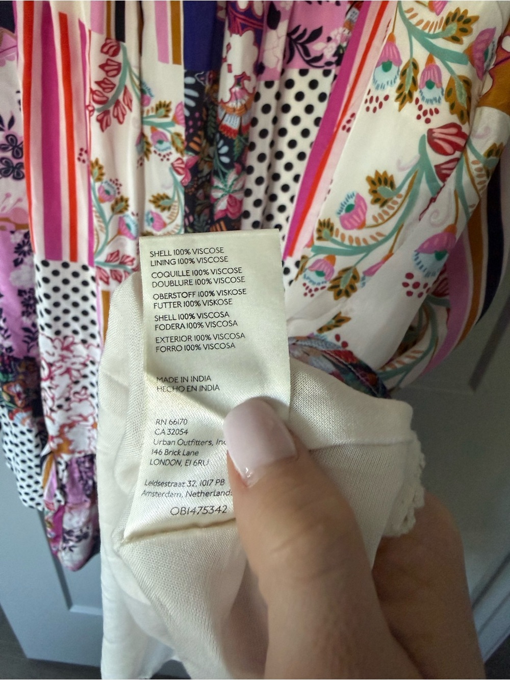 Anthropologie Ruffled Patchwork midi dress size 4 - Picture 10 of 13